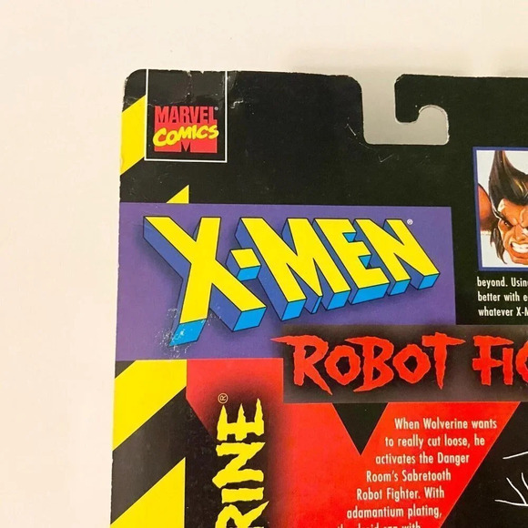 Vintage 1997 Toybiz X Men Robot Fighters Wolverine Xmen Action Figure  Marvel - Picture 11 of 16